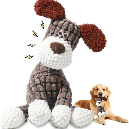 2026 New Indestructible Dog Toy, Durable Dog Stuffed Toys for Aggressive Chewers, Interactive Squeaky Chew Teething Toys for Small Medium Large Dogs Puppy (Green)
