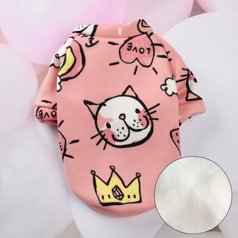 Christmas Pet Cat Costume Clothes for Cats Winter Kedi Katten Sphynx Sweatshirt Hoodie Suit Mascotas Clothing Ropa Para Gato
