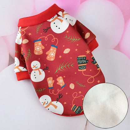 Christmas Pet Cat Costume Clothes for Cats Winter Kedi Katten Sphynx Sweatshirt Hoodie Suit Mascotas Clothing Ropa Para Gato
